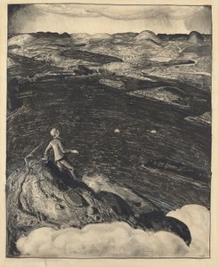 Tanzende Stadt Die Spitze der Welt von George Wesley Bellows