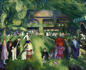 Realismus: Tennis in Newport von George Wesley Bellows