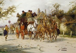 Die Postkutsche von Oxford nach London