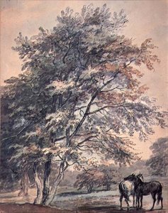 Bäume und Pferde, 18. Jahrhundert