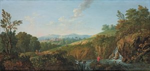 Waldflusslandschaft