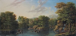 Bewaldete Flusslandschaft