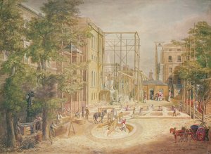 Grundsteinlegung des Lykischen Raums, British Museum, 1845 von George the Elder Scharf