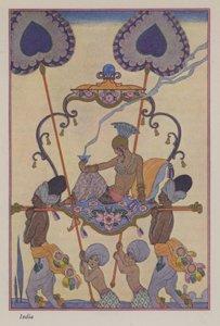 Die Romanze des Parfüms: Indien von Georges (after) Barbier