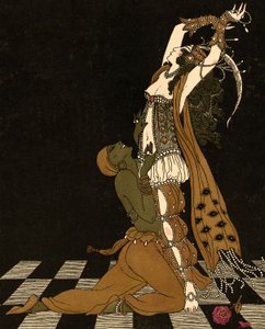 Vaslav Nijinsky und Ida Rubinstein in Schéhérazade