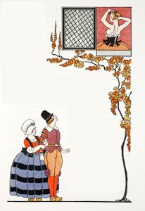 Bewunderung aus der Ferne von Georges Barbier