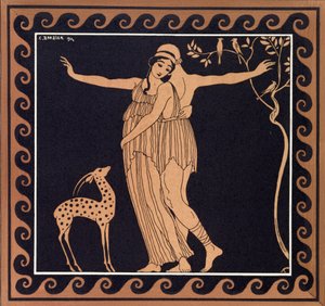 Ballettszene mit Tamara Karsavina (1885-1978) 1914