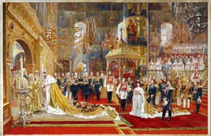 Krönung von Kaiser Alexander III. und Kaiserin Maria Fjodorowna, 1883-1888