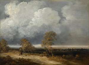 Landschaft mit Reiter