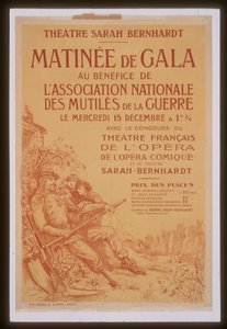 Gala-Morgen zugunsten der Nationalen Vereinigung der Kriegsversehrten im Sarah Bernhardt Theater von Georges Clairin