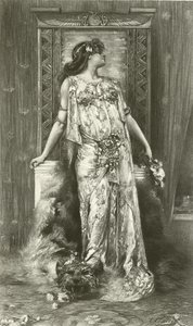 Sarah Bernhardt als Cleopatra