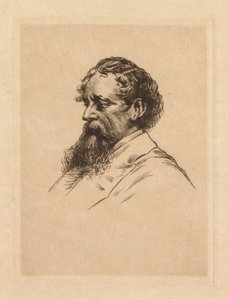 Porträt von Charles Dickens