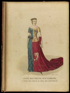 Anne von Auvergne, Gräfin von Forez und Herzogin von Bourbon, Spätes 18. Jahrhundert von Georges Jacques Gatine