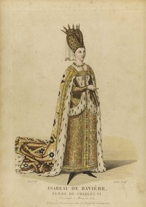 Isabeau von Bayern, Königin von Frankreich von Georges Jacques Gatine
