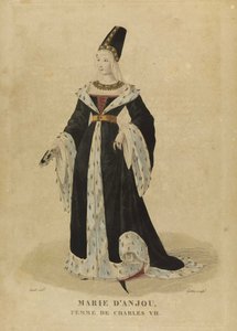 Marie von Anjou, Königin von Frankreich von Georges Jacques Gatine
