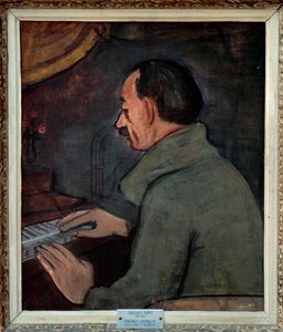 Porträt von Maurice Utrillo (1883-1955), französischer Maler