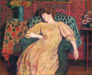 Endormie, oder La Sieste, ca. 1906 von Georges Lemmen