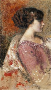 Porträt eines jungen Mädchens; Portrait de Jeune Fille - Portret van een Jong Meisje
