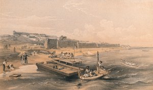 Festung von Yenikale mit Blick auf das Asowsche Meer von Georges McCulloch