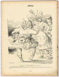 La Baionnette, Satirisch in Farben