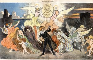Die Apotheose des Dichters, eine Hommage an Victor Hugo (1802-1885) zur Feier seines hundertsten Geburtstags