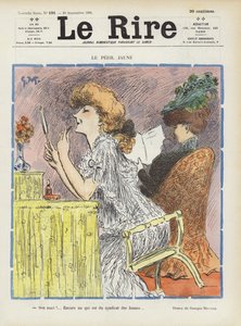 Die gelbe Gefahr. Illustration für Le Rire von Georges Meunier
