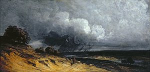 Sturm bei Montmartre von Georges Michel