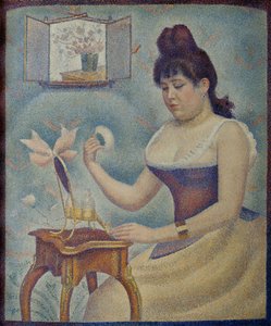 Junge Frau, die sich pudert, 1889-1890