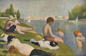 La Baignade, Badende in Asnières, 1884, 1937
