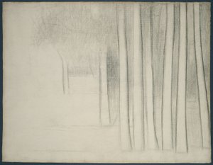 Baumstämme (Studie für La Grande Jatte)