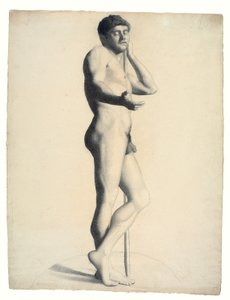 Akademischer männlicher Akt von Georges Seurat