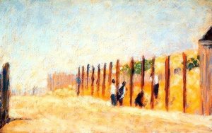 Pfosten einschlagen von Georges Seurat