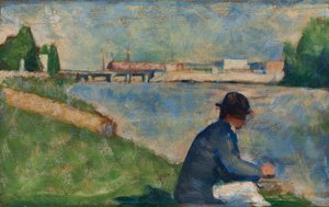 Studie für "Badende in Asnières"
