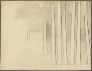 Baumstämme (Studie für La Grande Jatte)