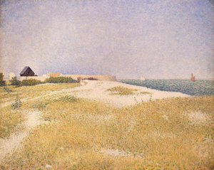 Ansicht von Fort Samson, 1885 von Georges Seurat