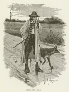 Ursus und Homo von Georges after Rochegrosse