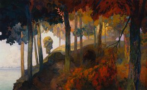 Eine arkadische Landschaft von Georges de Feure