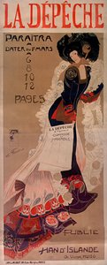 La Dépêche, ca. 1900 von Georges de . Feure