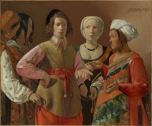 Die Wahrsagerin von Georges de La Tour