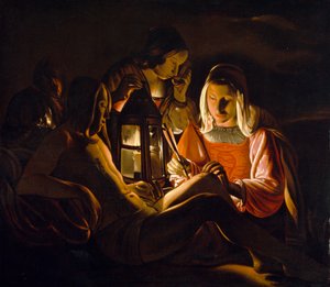 Der heilige Sebastian von Irene gepflegt, ca. 1638-39 von Georges de La Tour