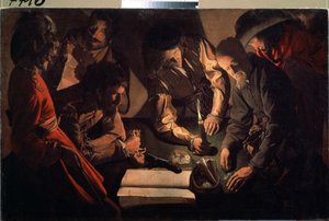 Beim Wucherer (Zahlung) von Georges de La Tour
