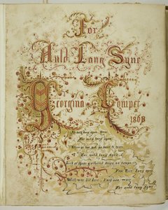 Ohne Titel [Für Auld Lang Syne], 1855-1868 von Georgina Cowper
