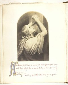 Ohne Titel [Illustration mit biblischem Zitat], 1855-68 von Georgina Cowper