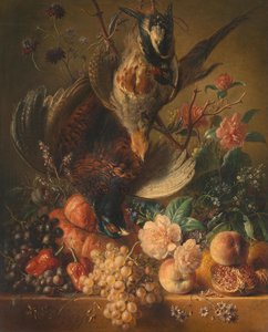 Blumen und Geflügel von Georgius Jacobus Johannes van Os