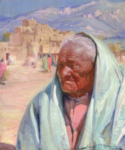 Antonio Concha, Alter Mann von Taos, 1924