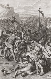 Die Schlacht Israels gegen die Amalekiter. von Gerard (after) Hoet