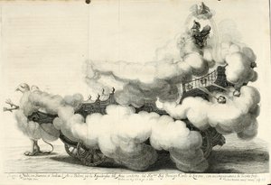 Sieg-Streit des Lufts und Wassers. Freuden-Fest zu Pferd - Der Wagen (1667)