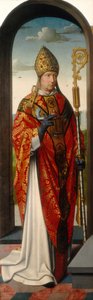 Der Heilige-Annen-Altar: Heiliger Nikolaus [linker Flügel] von Gerard David