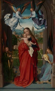 Jungfrau und Kind mit vier Engeln, ca. 1510-15