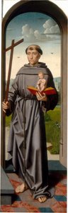 Der Heilige Anna Altar: Heiliger Antonius von Padua [rechtes Panel]